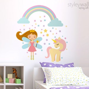 Details about   GiaNT PRINCESS WALL DECALS 37 Castle Carriage Fairy Unicorn Stickers Room Decor 