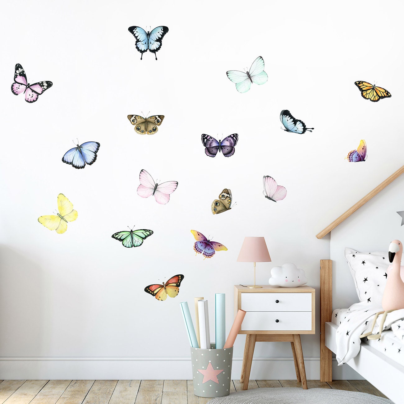 Watercolour Butterflies Wall Decals – Your Decal Shop
