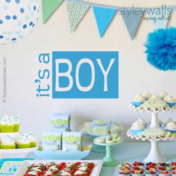 Baby Boy Wall Decal Etsy