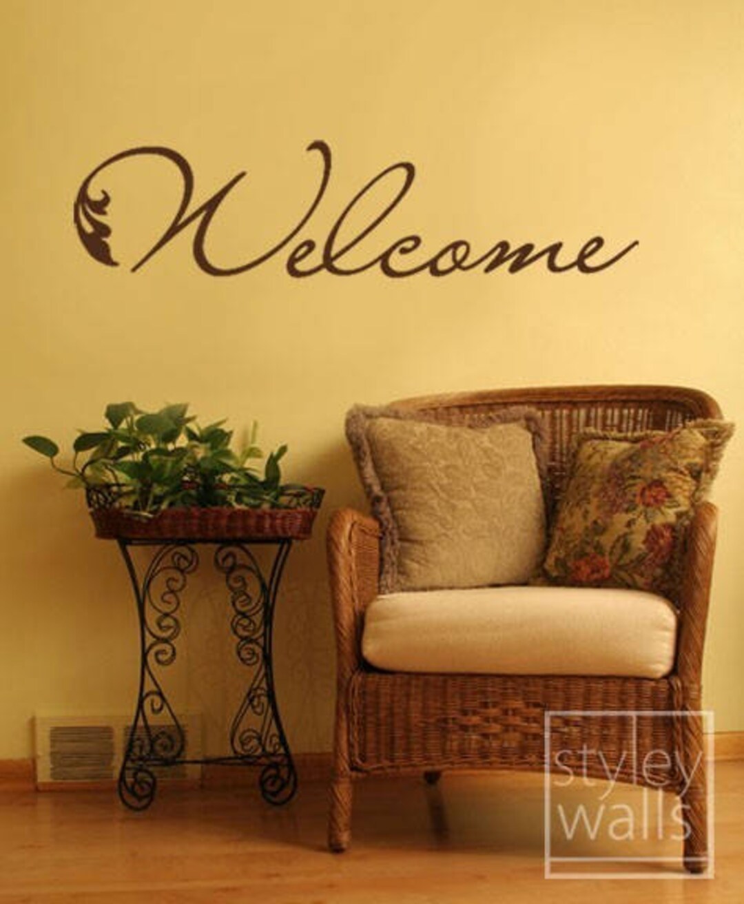 Wall Decal, Vinyl Wall Lettering Decal, Wall