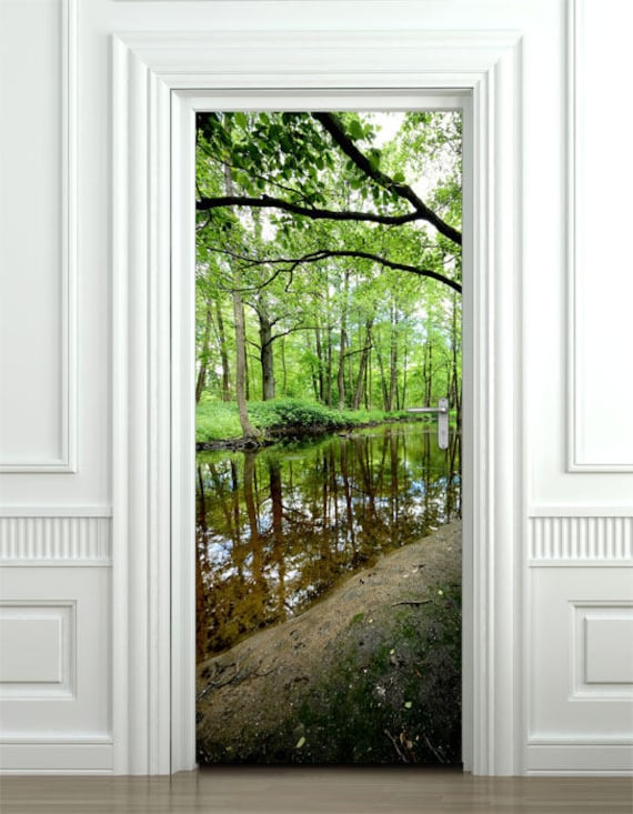 Forest Tree Fairy Door - Fairy Door Wall Sticker Design Enchanting DIY ...