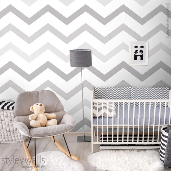 Zigzag Wallpaper Gray