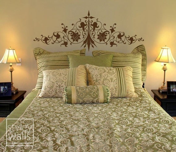 Ornate on sale queen headboard