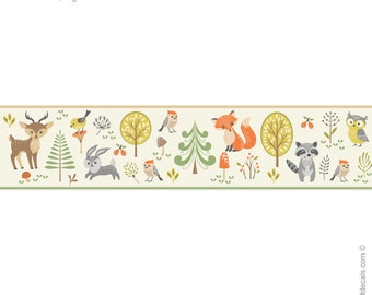 Woodland Animals Wall Border Decal Forest Animals Border Wall - Etsy Woodland Animals Wall Border Decal Forest Animals Border Wall - Etsy