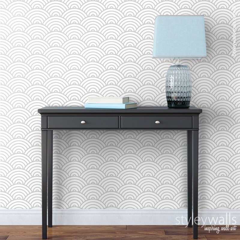 Line Waves Wallpaper Geometric Abstract Line Waves Wallpaper Geometric Abstract, How To Line A Lampshade With Wallpaper
