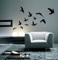 Flying Birds Wall Decal, Birds Wall Sticker, Flying Birds Set of 12 Vinyl Wall Decal for Office Home Decor Room Art, Flying Birds Sticker product logo