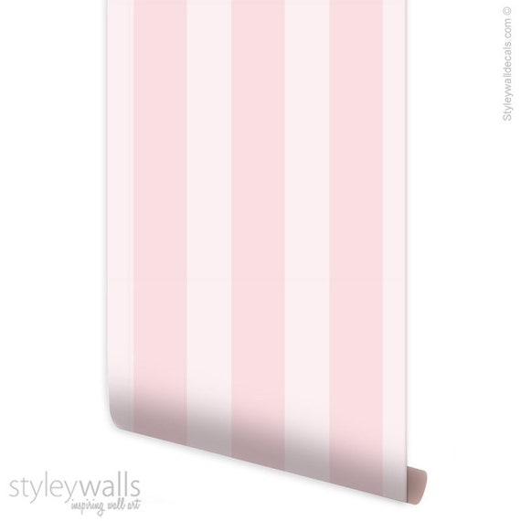 Pink Striped Wallpaper