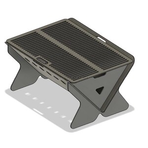 Arquivo DXF para fogueira portátil