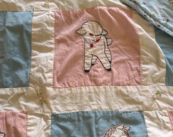Vintage animal quilt