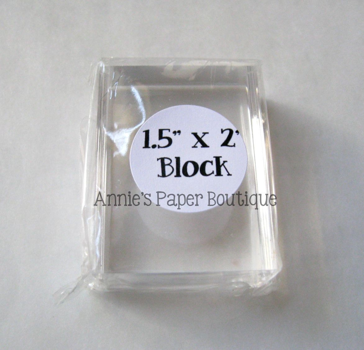 Reusable Stamping-blocks for Clear-stamps 