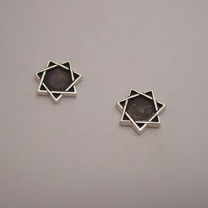 Sterling Silver Babalon Stud Earrings