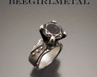 Industrial, Rustic 'Lady Grrr' Ring