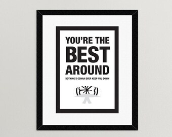 Karate Kid Quote Movie Poster / Wall Art / Print