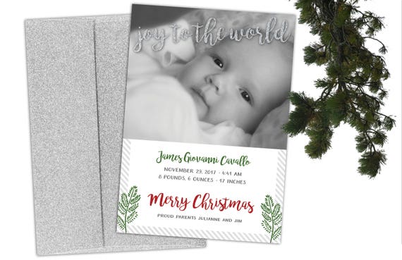 christmas card photo birth announcement deposit christmas birth announcements