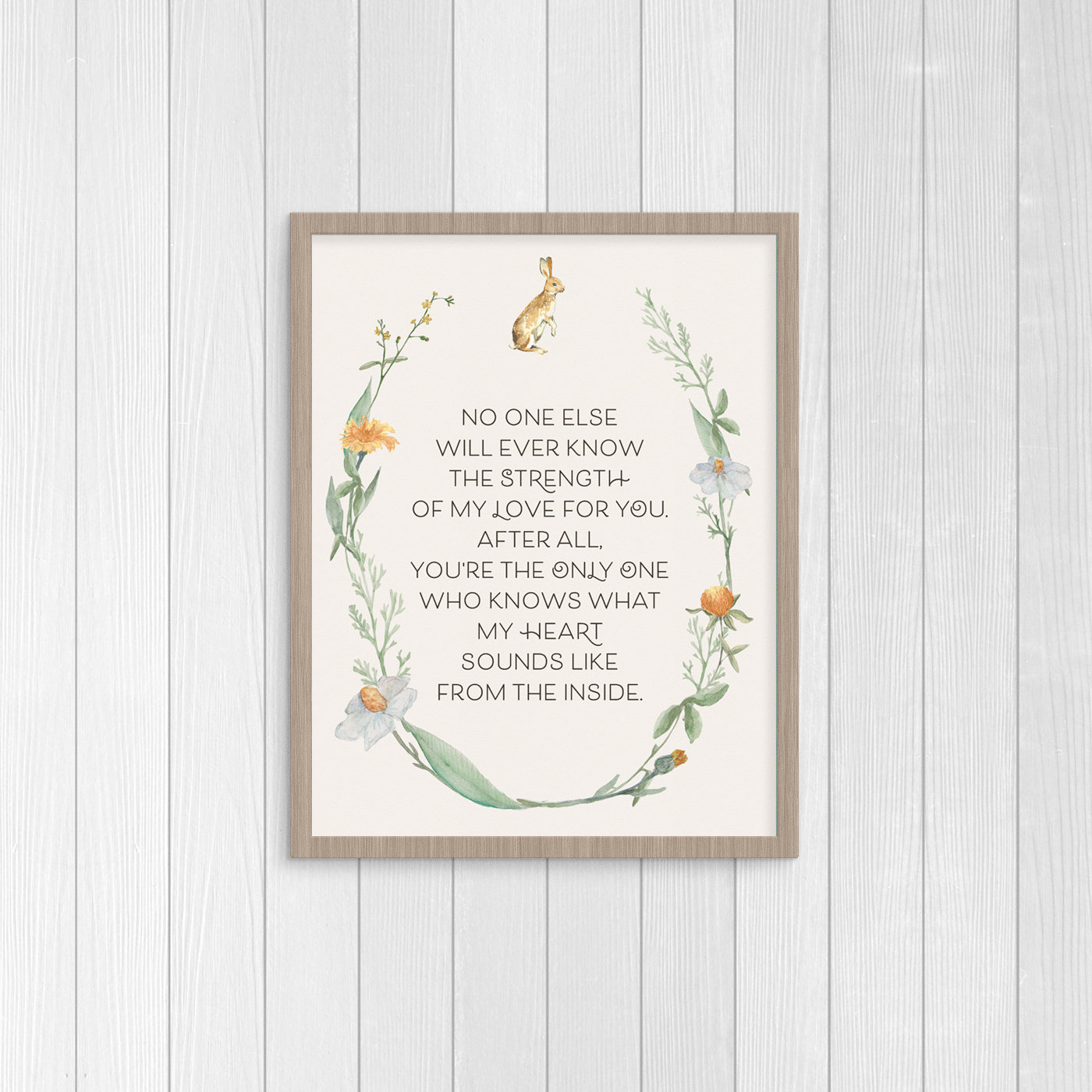 quote poster print for babys nursery strength of my etsy