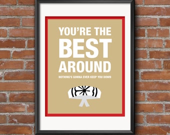 Karate Kid Quote Movie Poster / Wall Art / Print