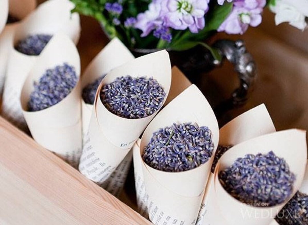 Lavender Flower Wedding Toss Flower Confetti Highest Grade Etsy