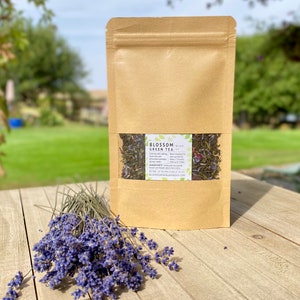 Blossom Green Tea: Sencha, Lavender, Rose & Cherry
