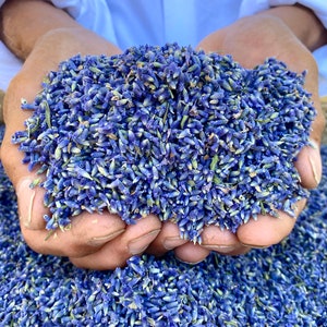 Dried Culinary Lavender Flowers: English, Food Grade, Baking & Tea