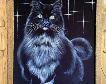 COMMISSION Velvet Painting Pet Portraits - Etsy