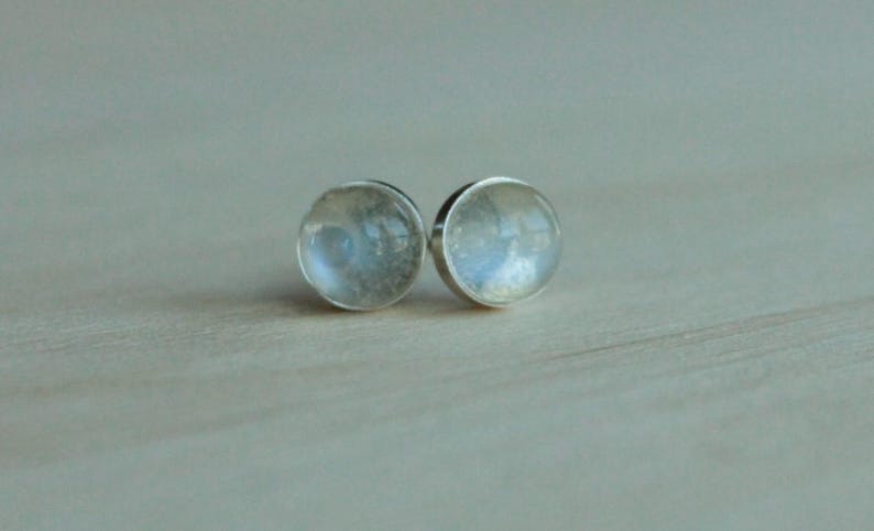 Adularia Blue Flash Ceylon Moonstone Gemstone 6mm Bezel ...