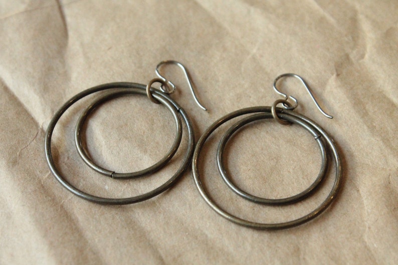 titanium metal earrings
