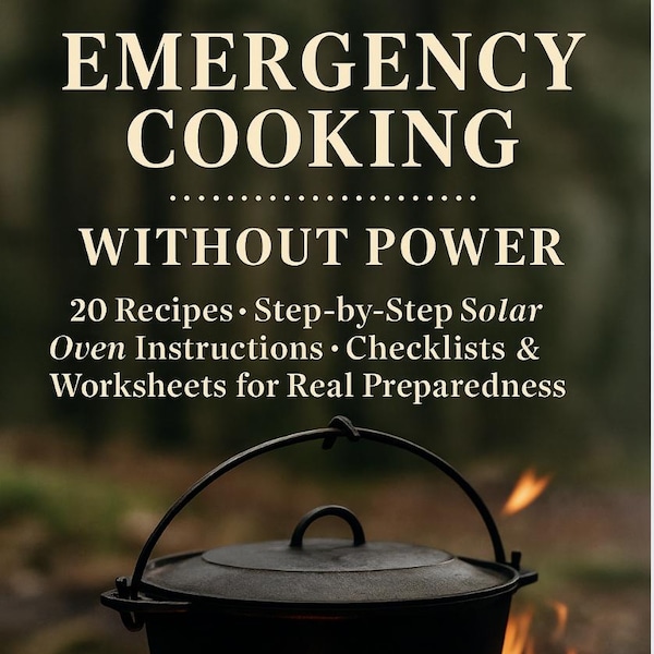 Guide de cuisine d'urgence : recettes de survie, stratégies de carburant (86 pages)