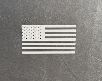 American Flag decal, Patriotic USA Flag for Car Window decal, Laptop Vinyl decal, windows