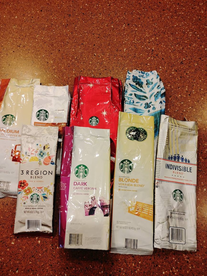 Recycled Starbucks Coffee Bags. Upcycle into Purses or Tote Etsy