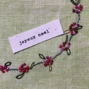 Christmas Wreath Embroidery Pattern