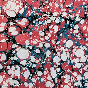 Marbled paper Sheet #609