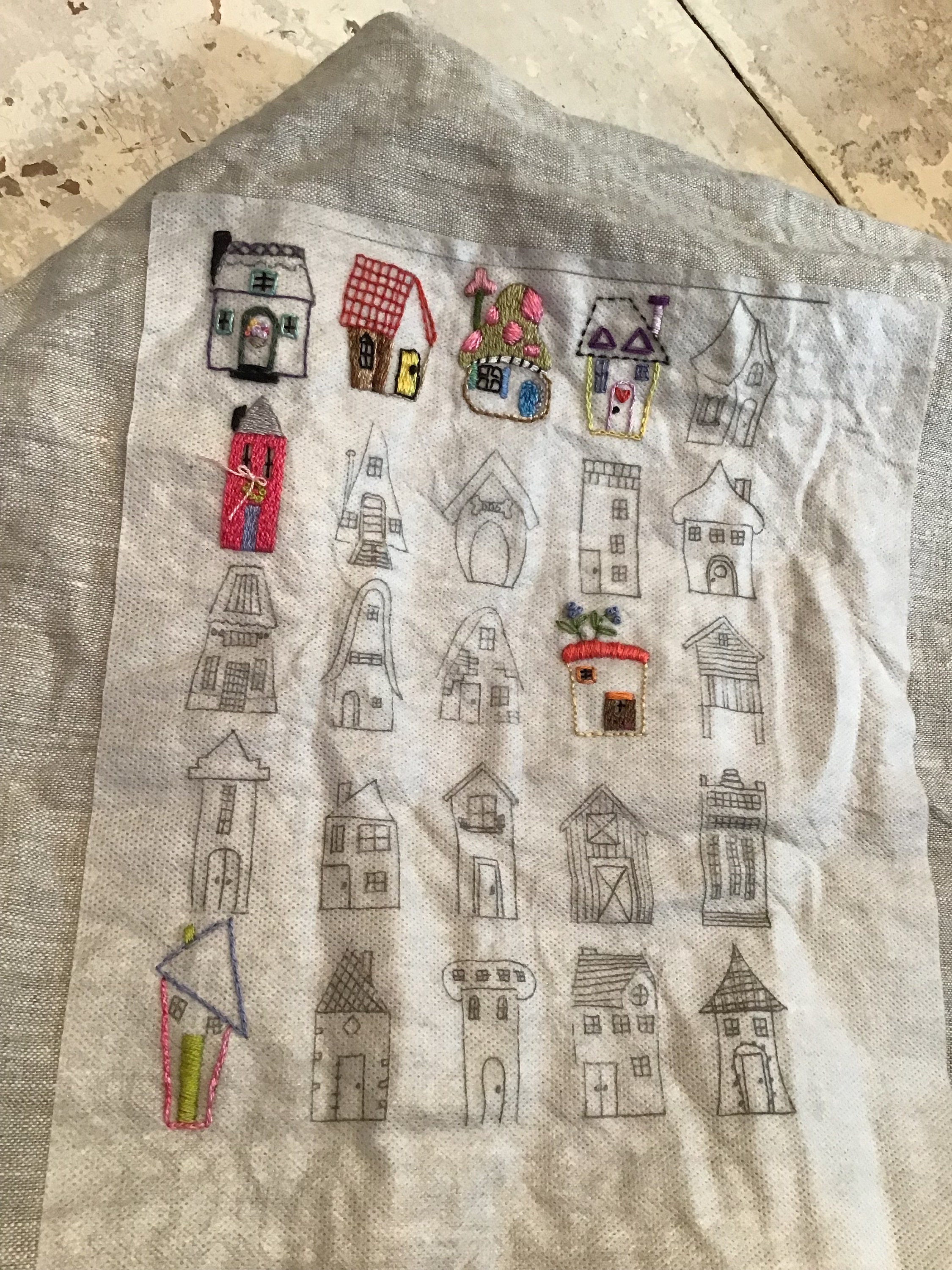 Little House Pattern 100 Little House Embroidery Pattern - Etsy