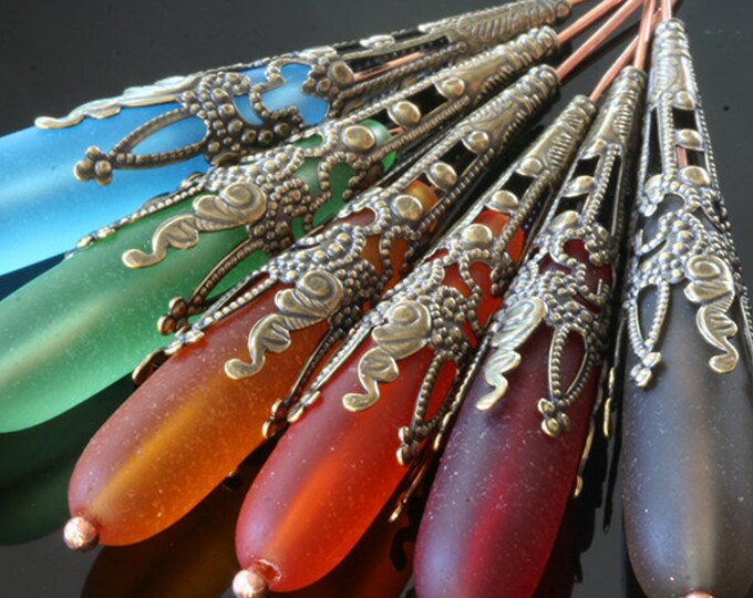 Long Bead Caps Cone Beads for Jewelry Making Supplies Etsy