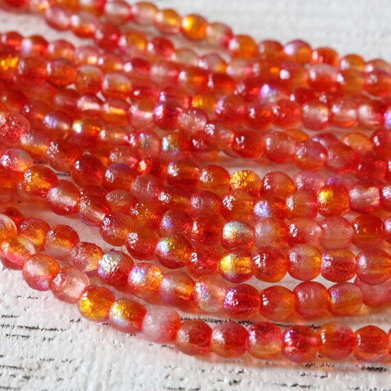 schmuck machen über 200 Perlen 4mm Glas künstlich perlen strang Türkis 
