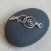 Handmade Sterling Silver Clasp Spiral Clasp For Jewelry Making - Handmade Findings - Necklace Clasp 