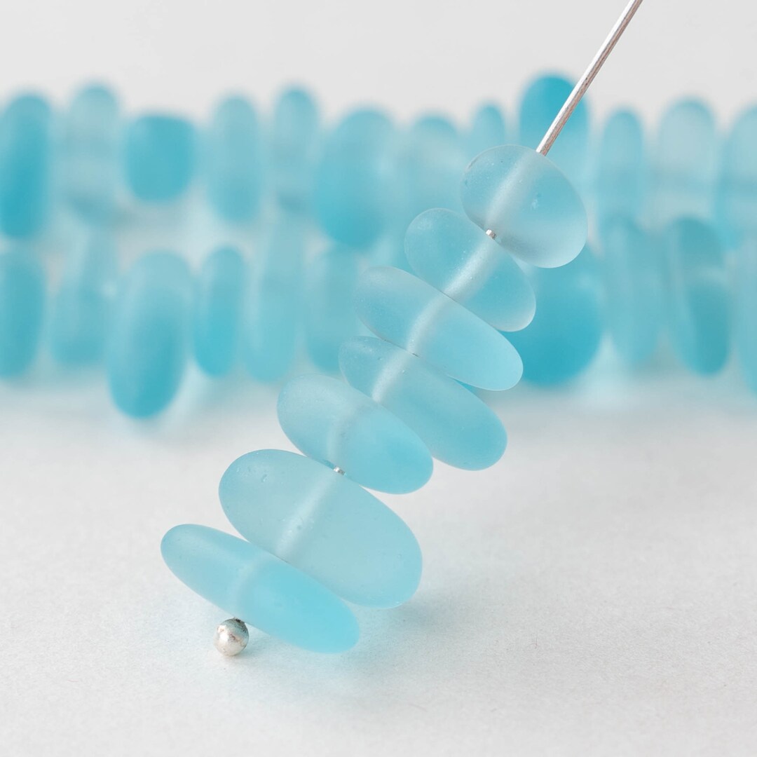 Sea Glass Beads for Jewelry Making Beach Glass Pebbles Etsy