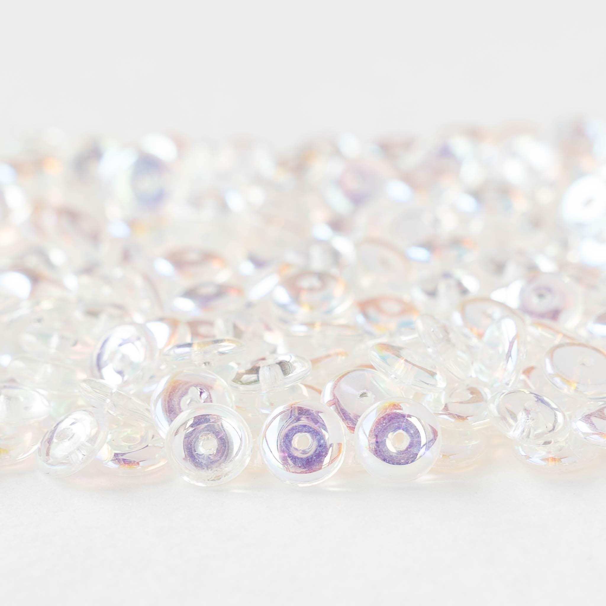 6 mm ロンデルビーズ - チェコガラスビーズ（ジュエリー製作用