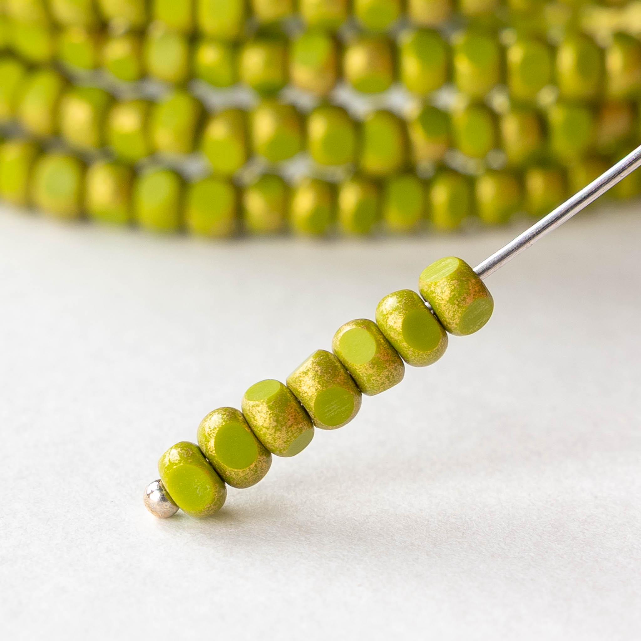 Size 6/0 - 3 Cut Trica Beads for Jewelry Making - Czech Glass