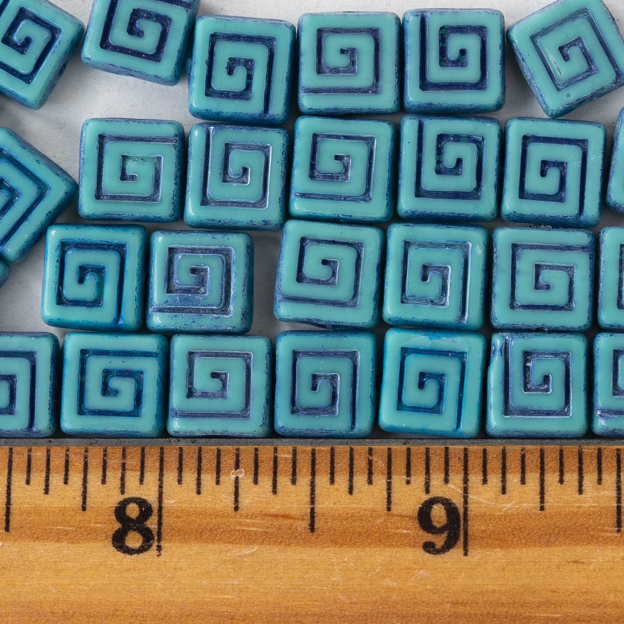 2x3mm Tiny Turquoise Tube Seed Beads Natural Turquoise Beads for