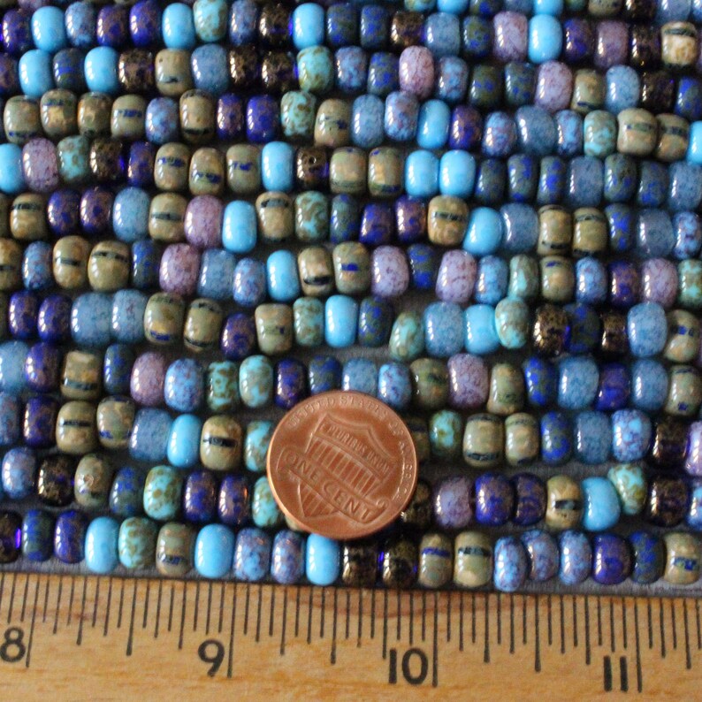 Size 31 Seed Beads Large Seed Beads Aged Seed Beads For Etsy