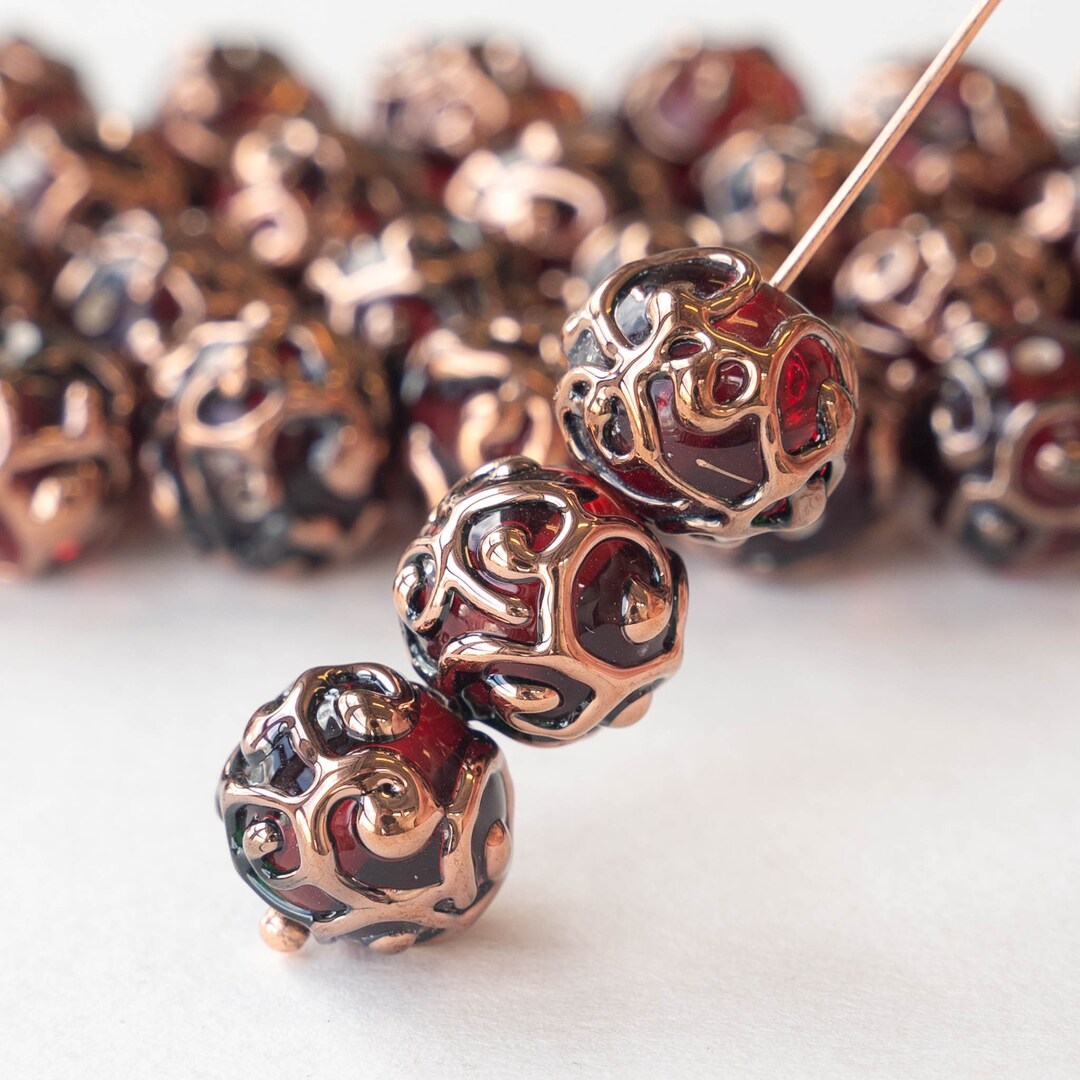 Cuentas Redondas De Vidrio De Murano Hechas A Mano De 10 Mm Cuentas 