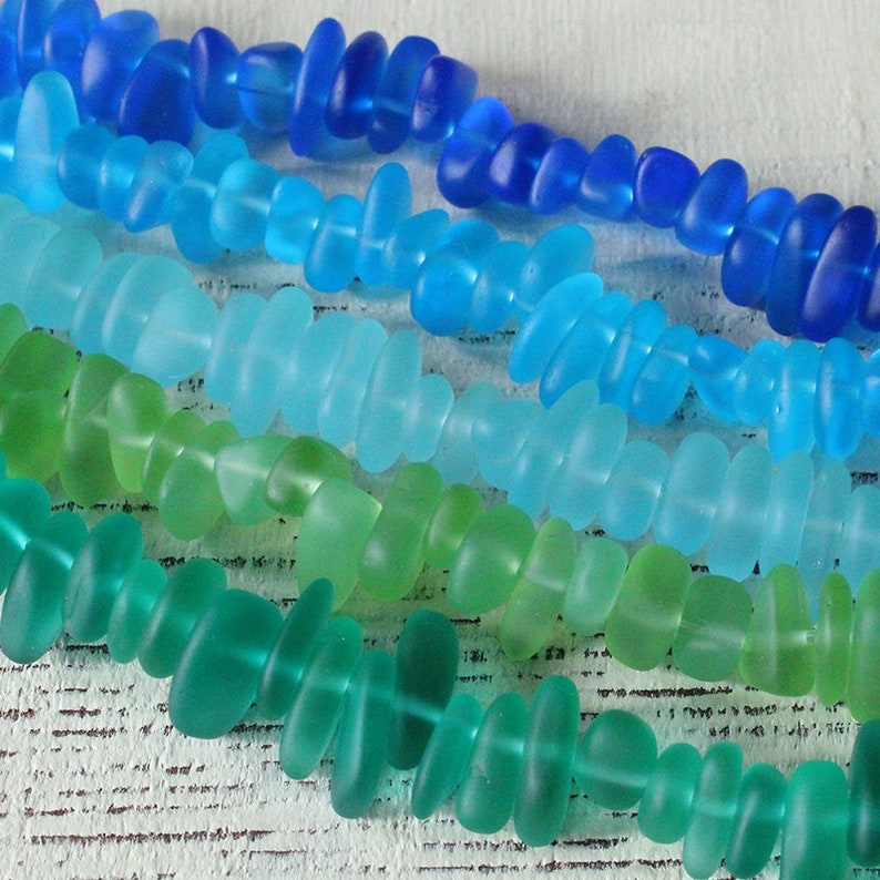 Cultured Sea Glass Beads For Jewelry Making Jewelry Supply Etsy