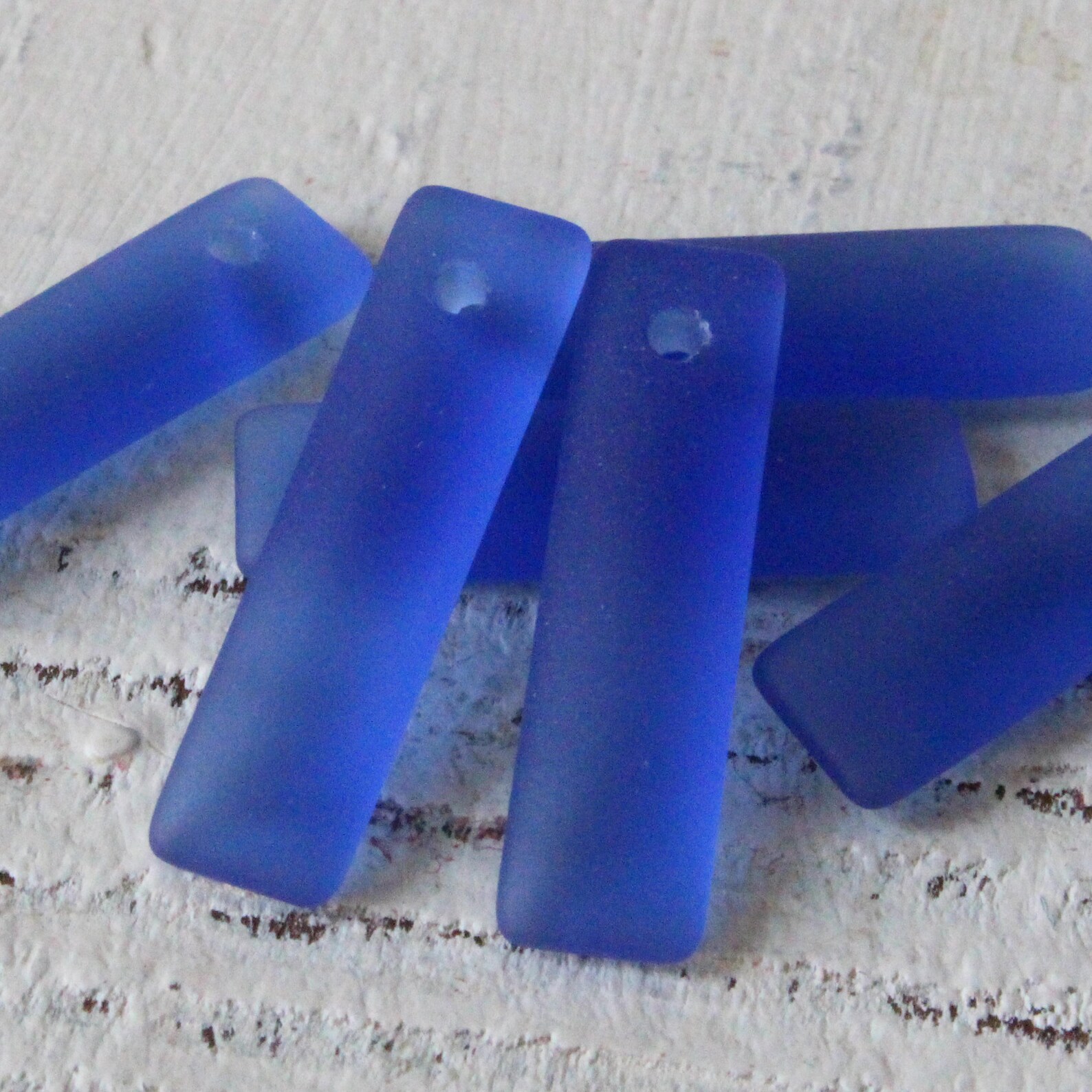 Sea Glass Beads Cultured Sea Glass Pendant Beads 22mm Etsy
