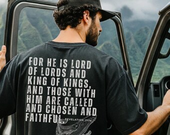 Hawaii Christian Shirt, King of Kings-REVELATION 17:14 Hawaii Faith Tee, Inspirational Hawaii Scripture Shirt, Motivational Hawaii T-Shirt