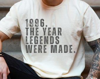 30th Birthday Shirt, 30th Birthday Gift for Men, Vintage 1996 T-Shirt, Retro 30 Years Old Tee, Funny 30th Birthday Shirt for husband, son