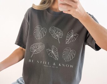 Hawaii Christian Shirt, Be Still and Know-Psalm 46: 10 Hawaii Faith Tee, Inspirational Hawaii Scripture Shirt, Motivational Hawaii tee