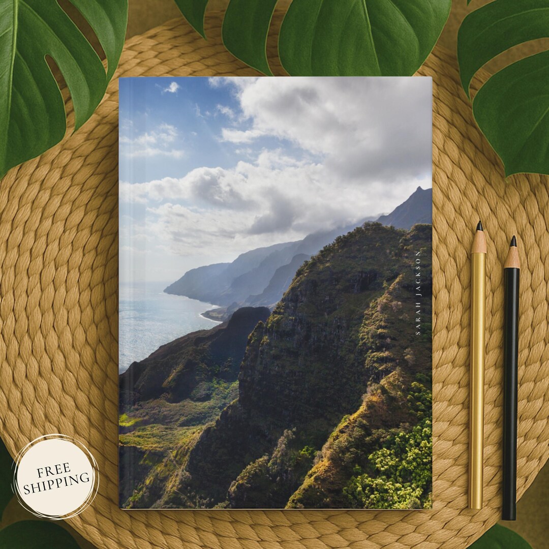 Kauai Notebook, Na Pali Coast Gift, Custom Hawaii Journal, Gift for ...