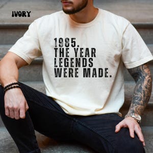 40th Birthday Shirt, 40th Birthday Gift for Men, Vintage 1985 T-Shirt, Retro 40 Years Old Tee, Funny 40th Birthday Shirt, 1985 Birthday Tee