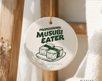 Custom Spam Musubi Ornament, Musubi Ornament, Gift for Spam Musubi Lover, Hawaii's Favorite Snack Gift, Spam Musubi Ornament, Spam Gift