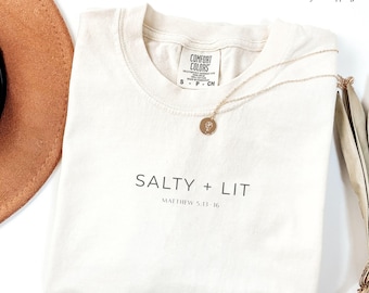 Christian Beach Shirt, Salt and Light Christian Tee, Coastal Christian Shirt, Matt 5:13 Faith Shirt, Beach Faith Tee, Hawaii Christian Shirt